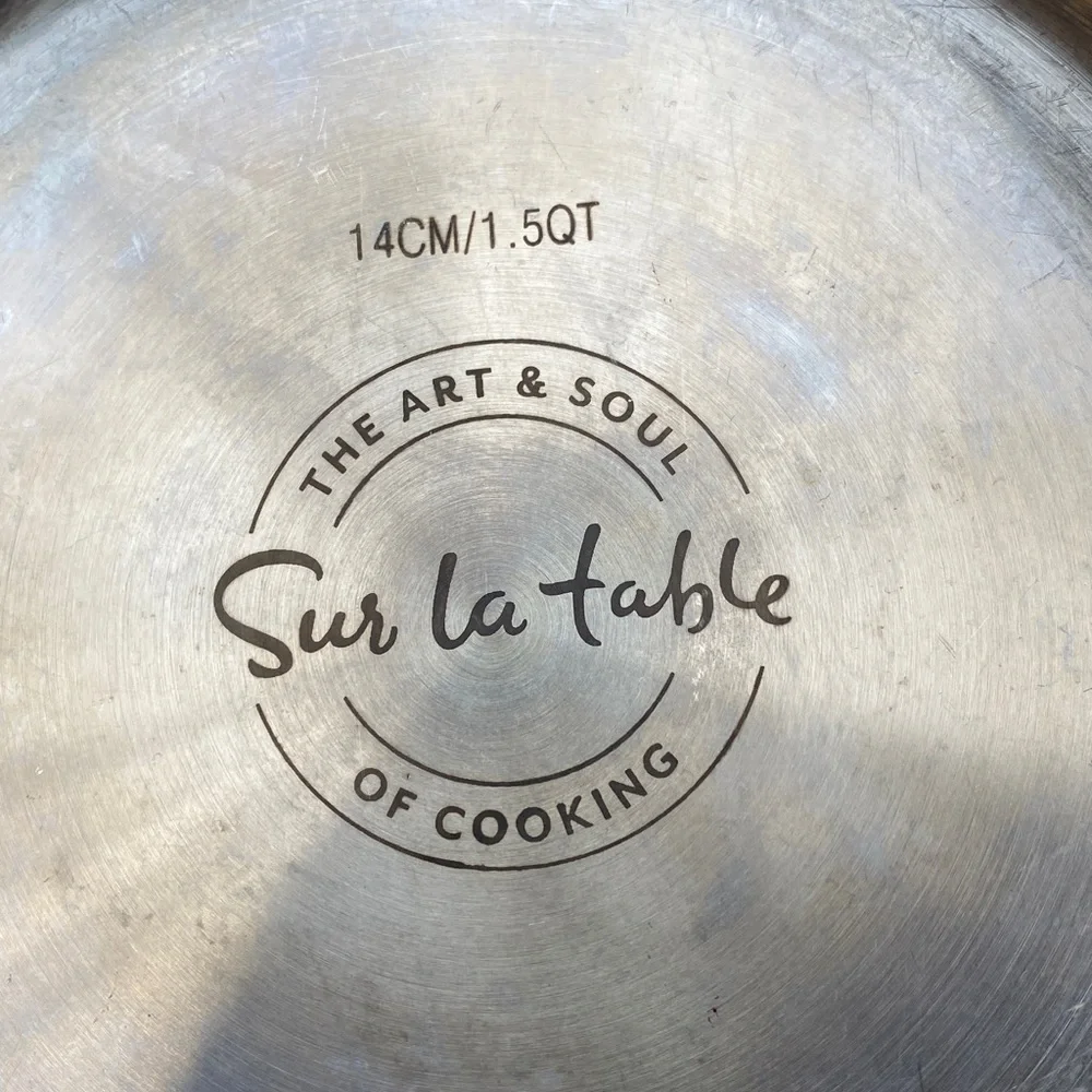 Sur La Table Classic 14cm Stainless Steel Pan 1.5 quart
